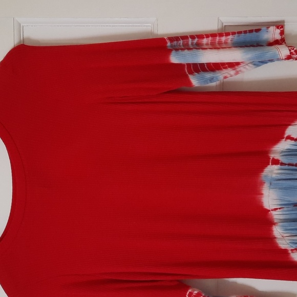 NWT Xtraordinary  MELON/DENIM Tunic Top SZ L - Picture 4 of 8